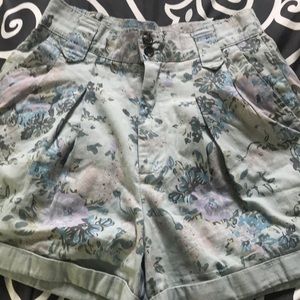 Super high waist floral short